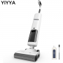 YIYYA Cordless Floor Washing Machine Wet Dry Vacuum Cleaner and Mop for Hard Floors