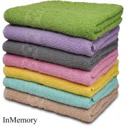 InMemory Multicolor 7-Pack Ultra Soft 100% Cotton Large Bath Towels