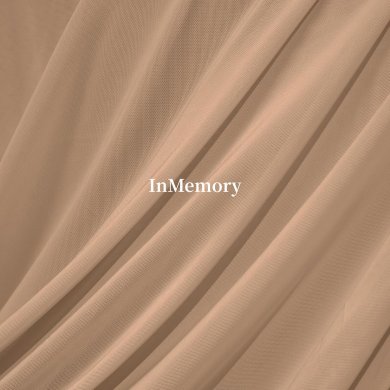 InMemory Dark Nude 1 Yard Nylon Power Mesh Sheer Fabric